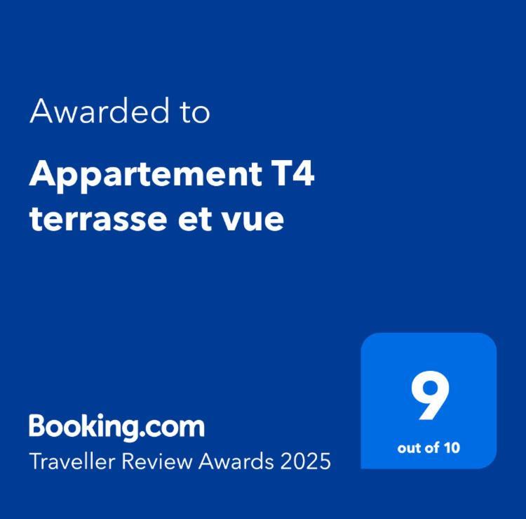 Appartement T4 Terrasse Et Vue イストル エクステリア 写真